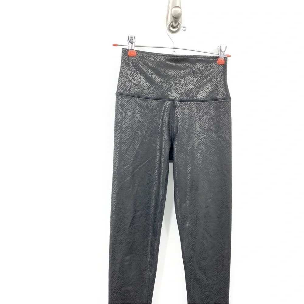 Offline Aerie American Eagle Women Small Pants Leggings‎ Black Shine High Rise